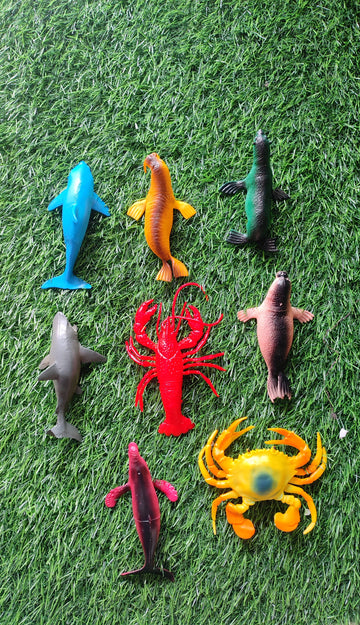Sea Animals Nature Toys for Kids | Rubber Sea Animal Toys for Kids | Purchase Online