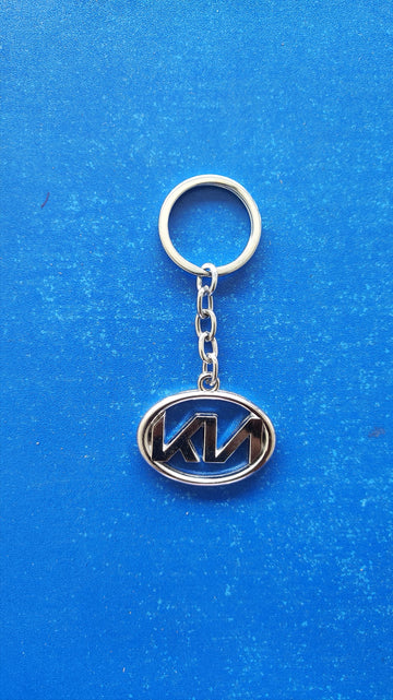 KIN Logo Keychain03 |KIN Logo Silver Keychain for Car and Bikes