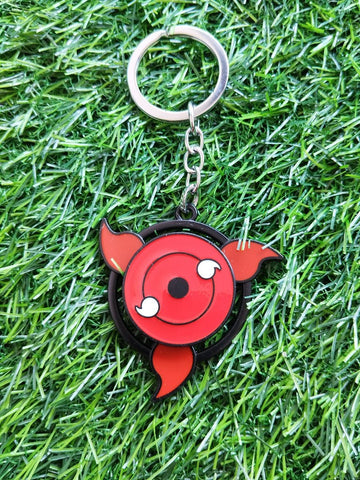 Naruto Sharingan Keychains for kids| Uchiha Sharingan Spinner for School bags