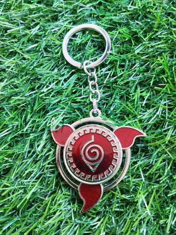 Naruto Sharingan Keychains for Kids| Uzumaki Clan Spinner Keychains for School bags