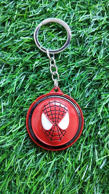 Avengers Spider Man Keychains for kids| Spider Man spinner Keychains for school bags