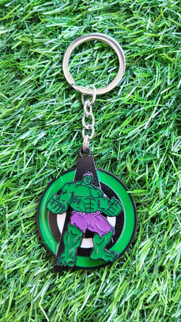 Avangers Hulk Keychains for Kids| Avangers Hulk spinner Keychains for school bags