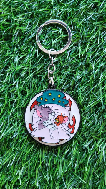 Tom and Jerry Keychains for Kids|Tom and Jerry Keychains for school bags and pouches