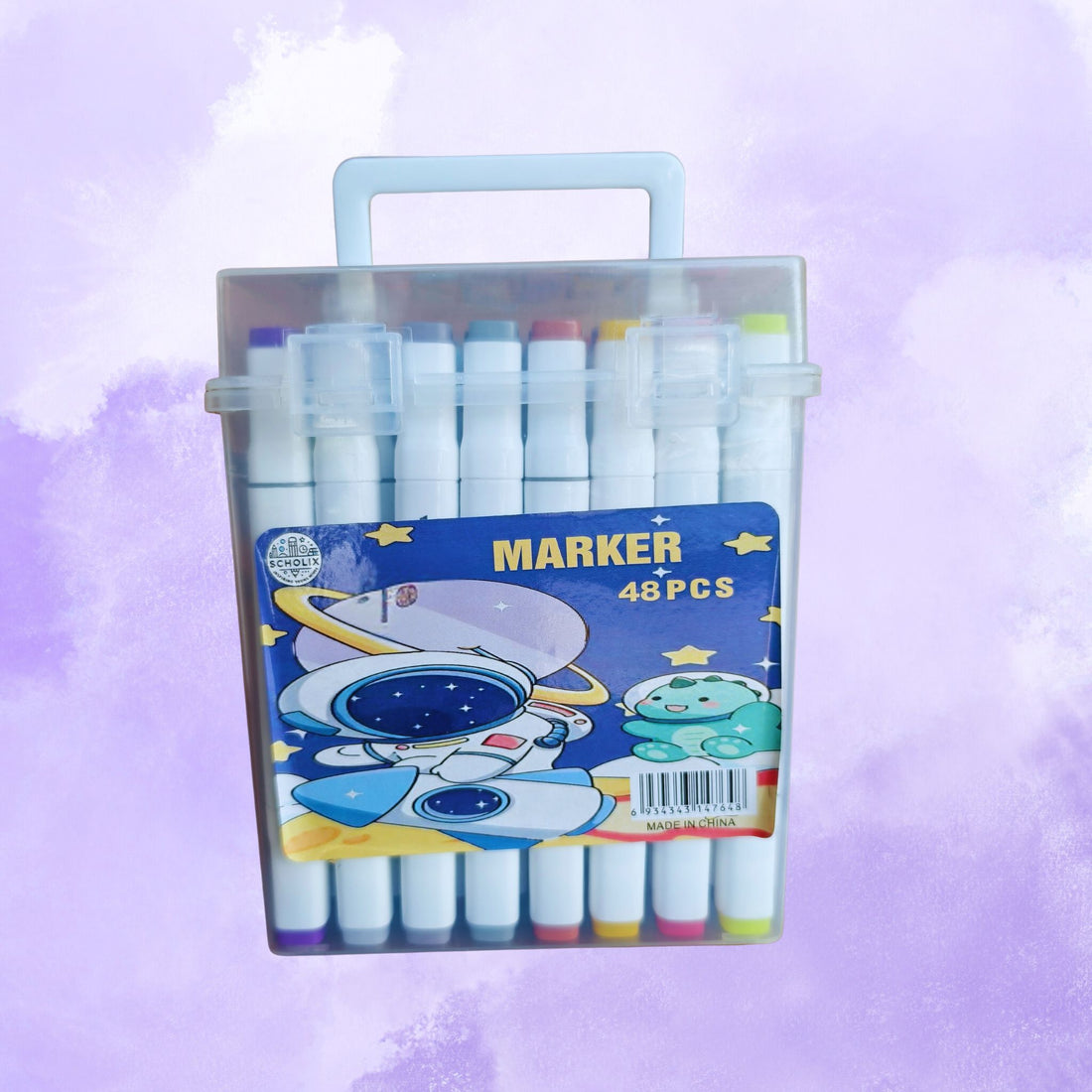 2 in 1 Color Marker Set for Kids (Pack 48 Pieces) | Colouring Set for Kids | Drawing Set for Kids | Shop Now
