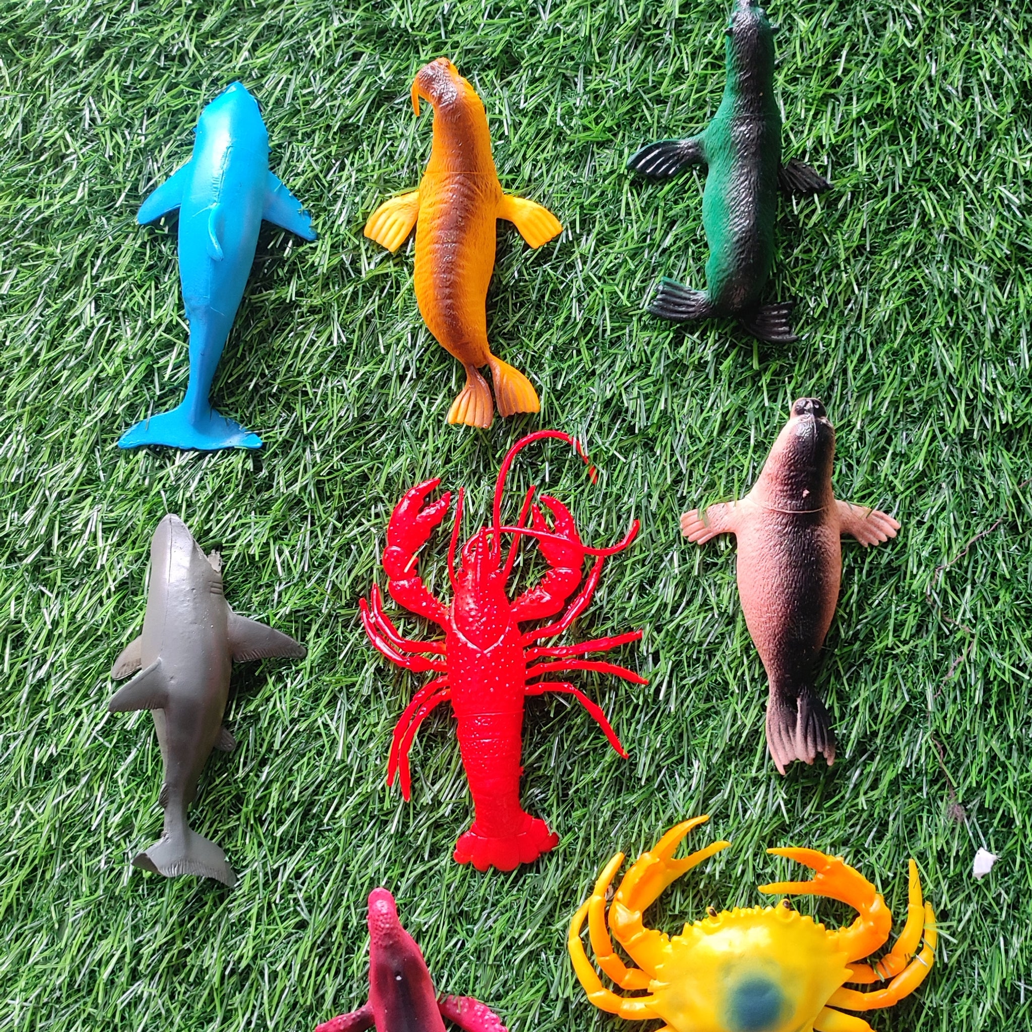 Sea Animals Nature Toys for Kids | Rubber Sea Animal Toys for Kids | Purchase Online