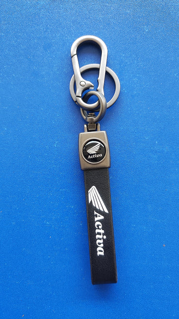 30 Action Logo Keychain| Action Logo Steel and Leather Keychain for Car and bikes