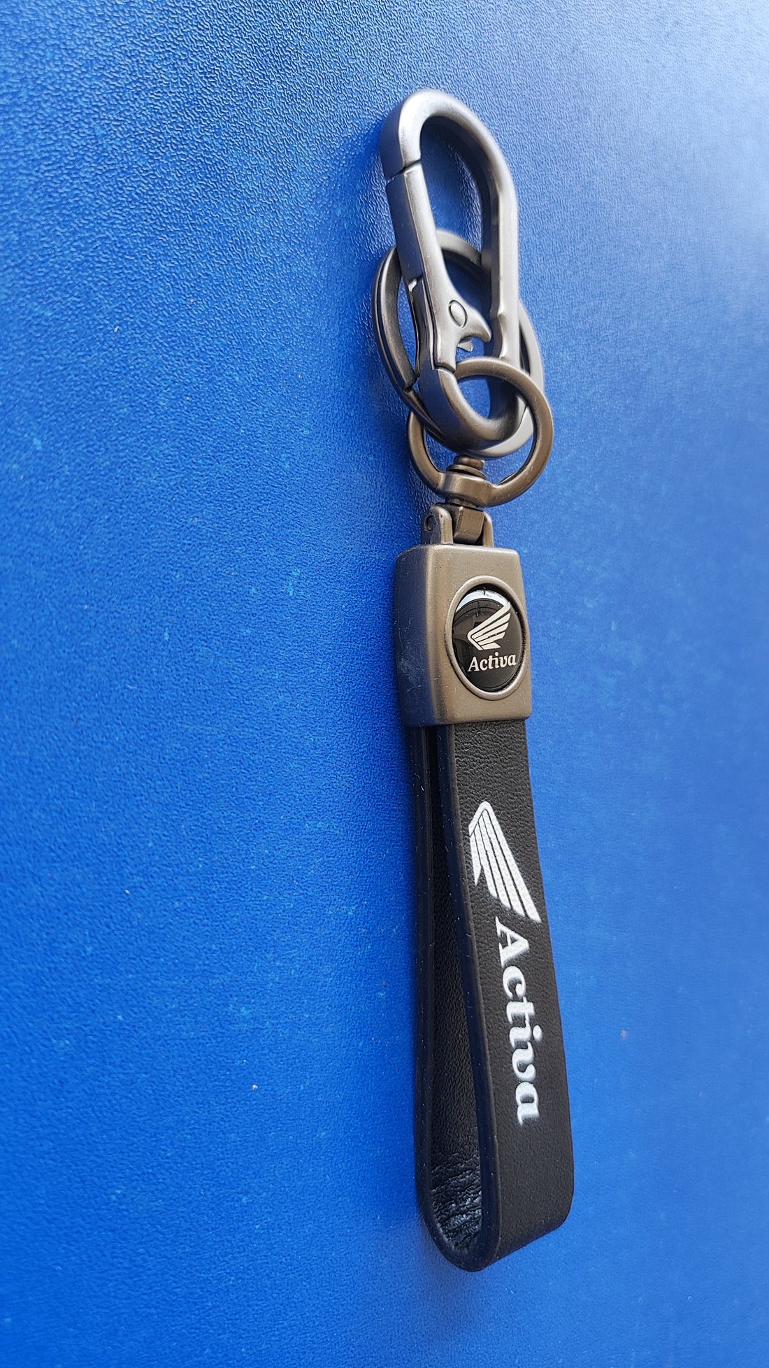 30 Action Logo Keychain| Action Logo Steel and Leather Keychain for Car and bikes