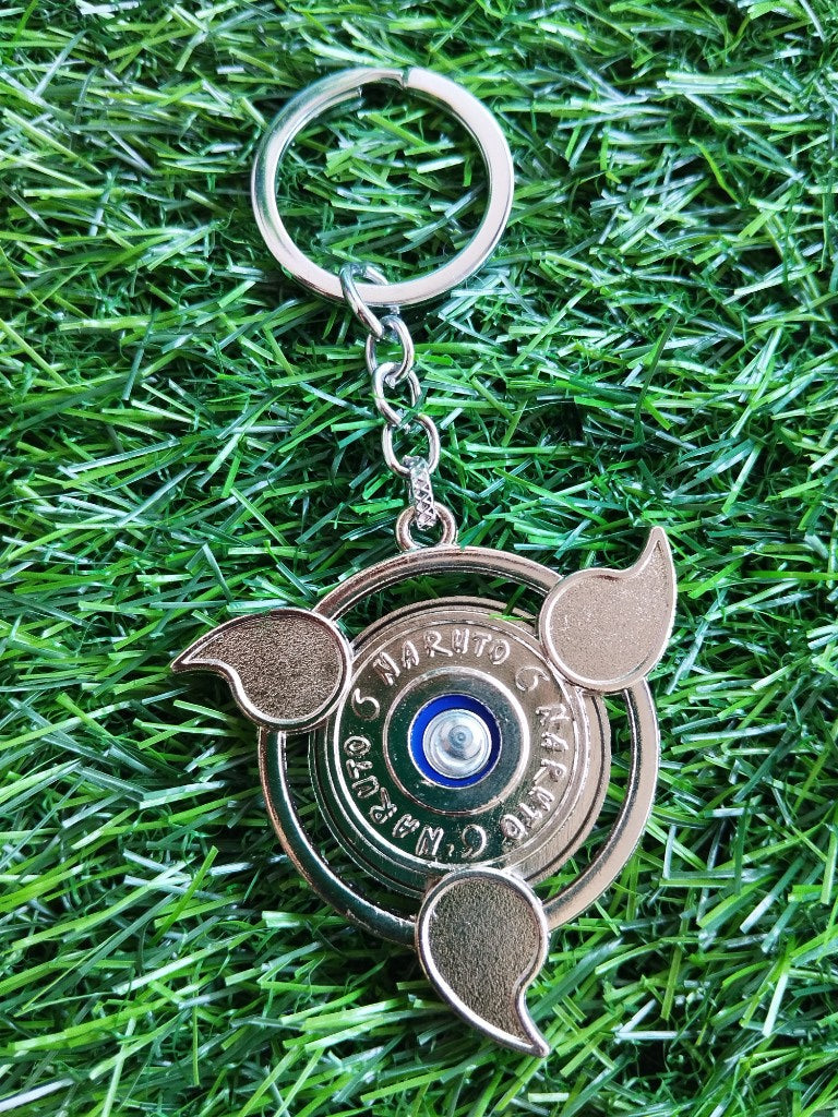 Akatsuki Sharingan Keychains for Kids|Akatsuki Symbol Spinner Keychains for School bags