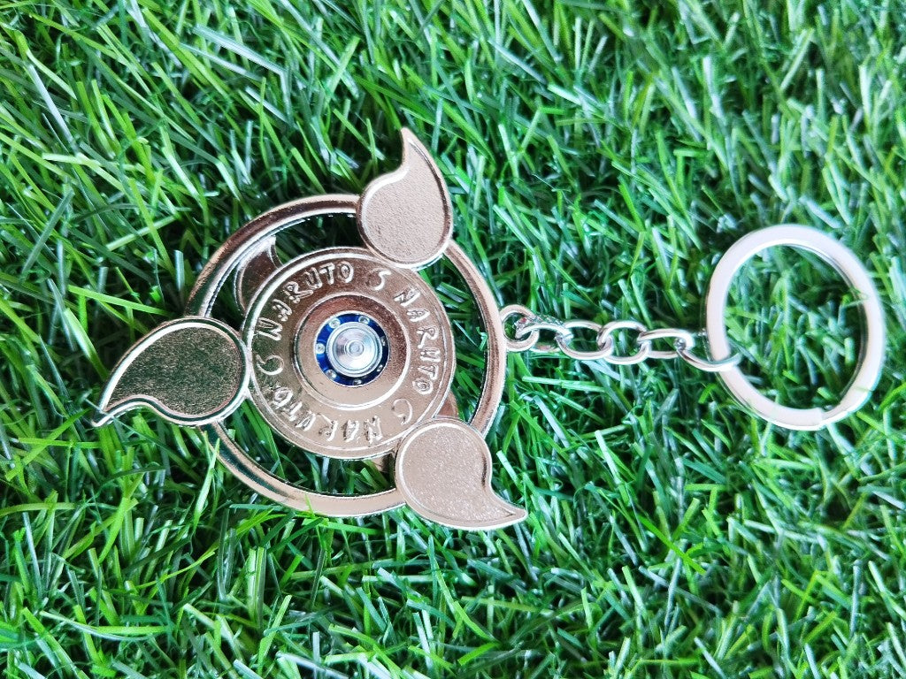Naruto Sharingan Keychains for Kids| Uzumaki Clan Spinner Keychains for School bags