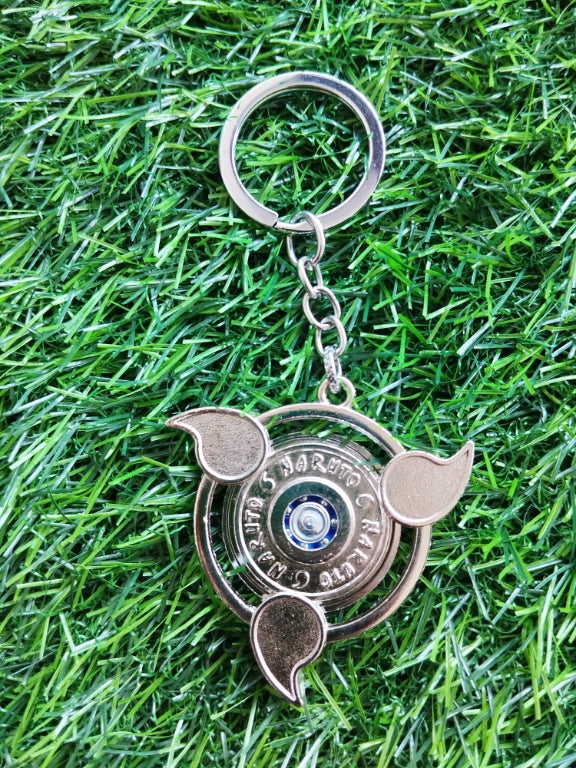 Naruto Sharingan Keychains for Kids|Mangekyo Sharingan Spinner Keychains for School bags