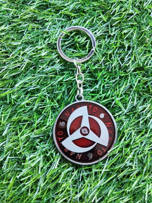 Kakashi Sharingan Keychains for Kids|Kakashi Hataki Mangekyo Sharingan Spinner Keychains for School bags