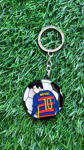 Messi Keychains for Kids| Messi Football keychains for school bags and pouches