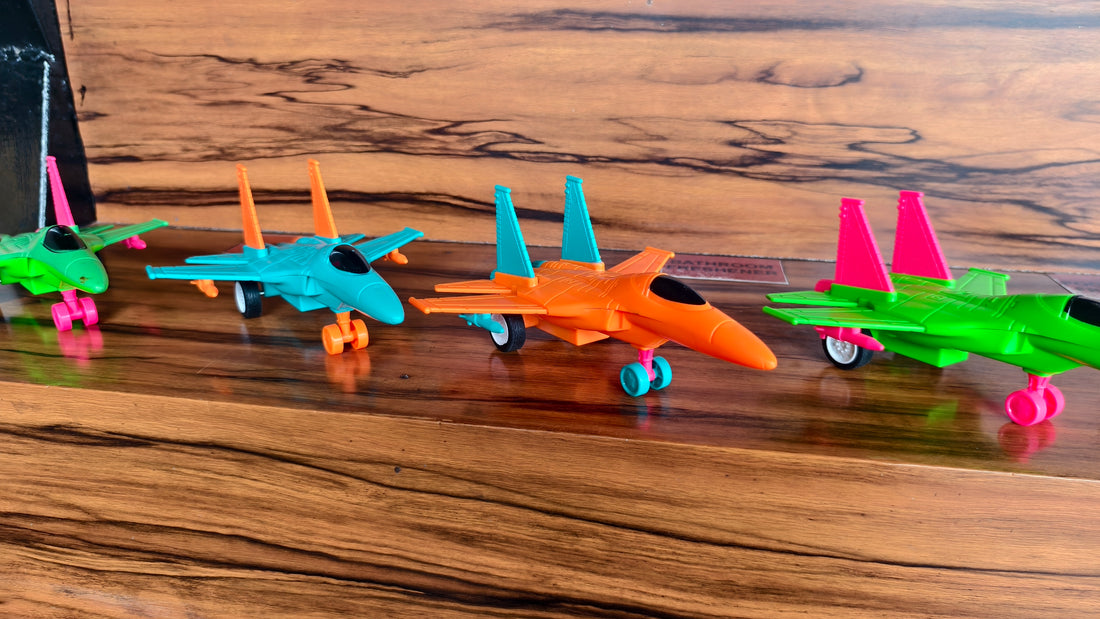 Mini Fighter Jet Toy for Kids | Push and Go Toys for Kids below 3 Years | Foodyfy Toys for Boys |  Shop Now
