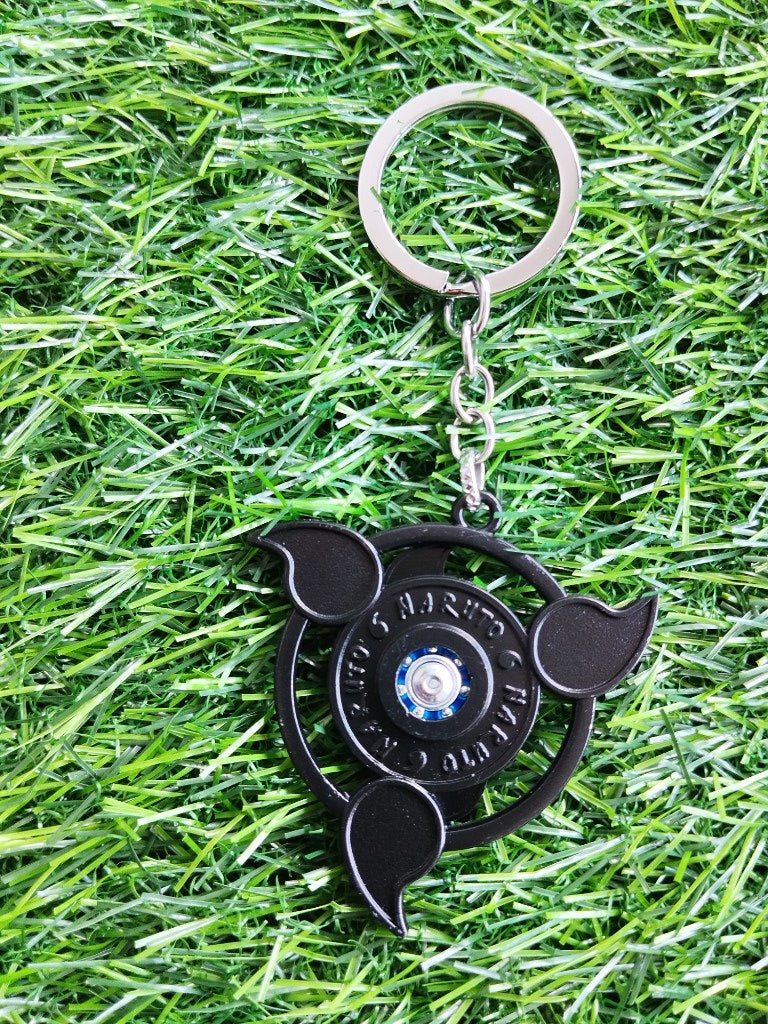 Naruto Keychains for Kids | Akatsuki Red Cloud Spinner Keychains for School bags | Buy Online