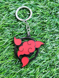 Naruto Keychains for Kids | Akatsuki Red Cloud Spinner Keychains for School bags | Buy Online