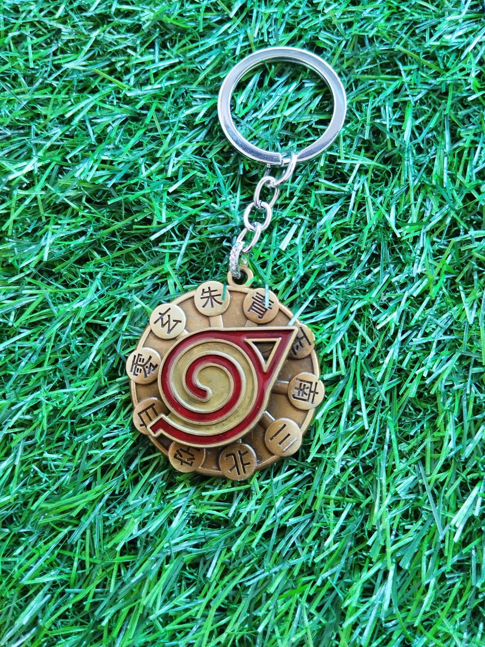 Naruto  Keychains for Kids | Uzumaki Clan symbol Spinner Keychains for School bags | Shop Now