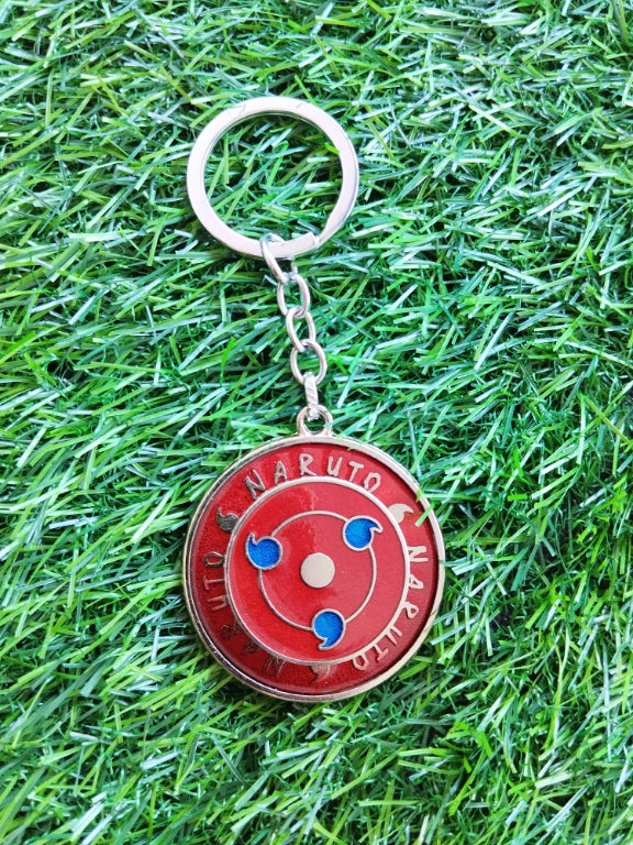 Naruto Red Spinner Keychain for Kids | Naruto Keychains for School Bags
