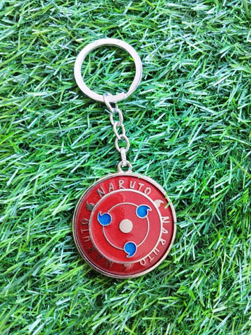 Naruto Red Spinner Keychain for Kids | Naruto Keychains for School Bags