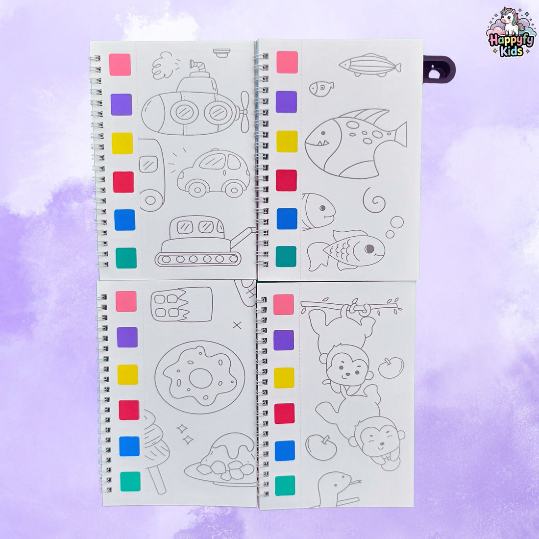 Water Colour Activity Pads for Kids | Colouring Activity for Kids | Drawing Activity for Kids Shop Now