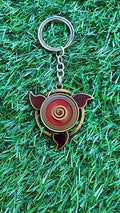 Naruto Sharingan Keychains for Kids | Leaf Village Symbol Spinner Keychains for School bags